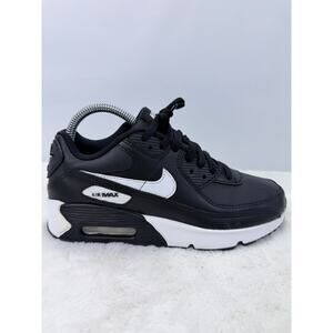 Nike Air Max 90 LTR GS Black White Size 5.5Y CD6864-010